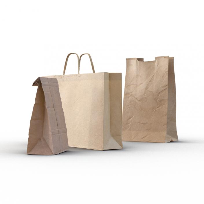 3D Paper Bags Collection