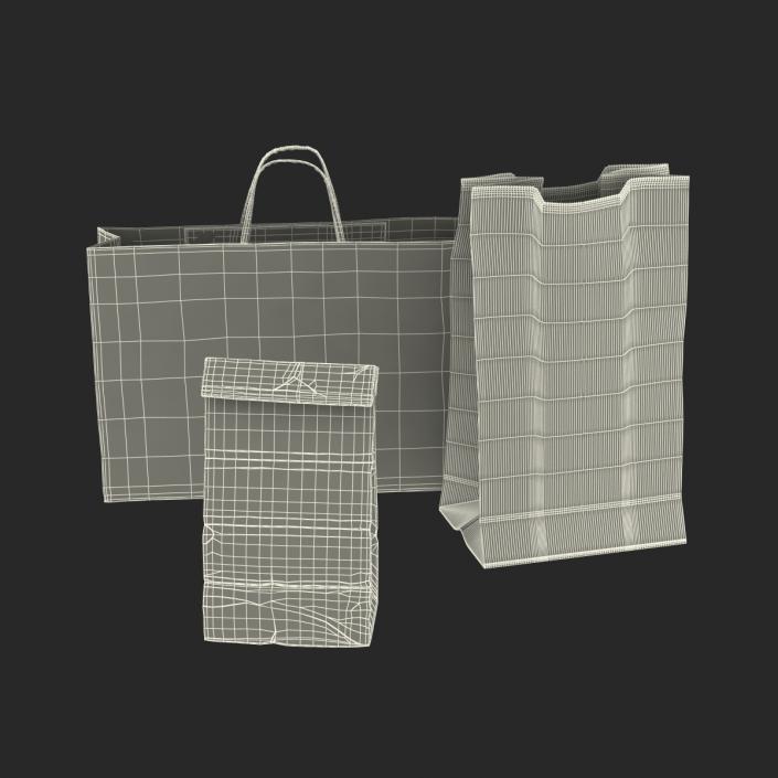 3D Paper Bags Collection