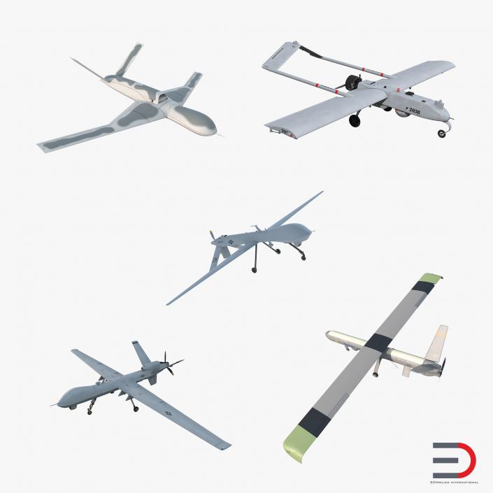 UAV Collection 3D model