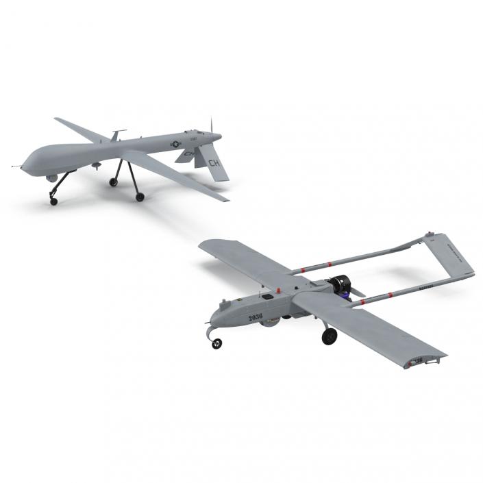 UAV Collection 3D model