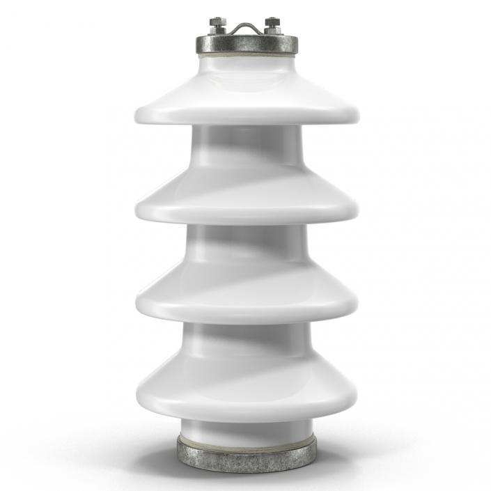 3D Ceramic Insulator White model