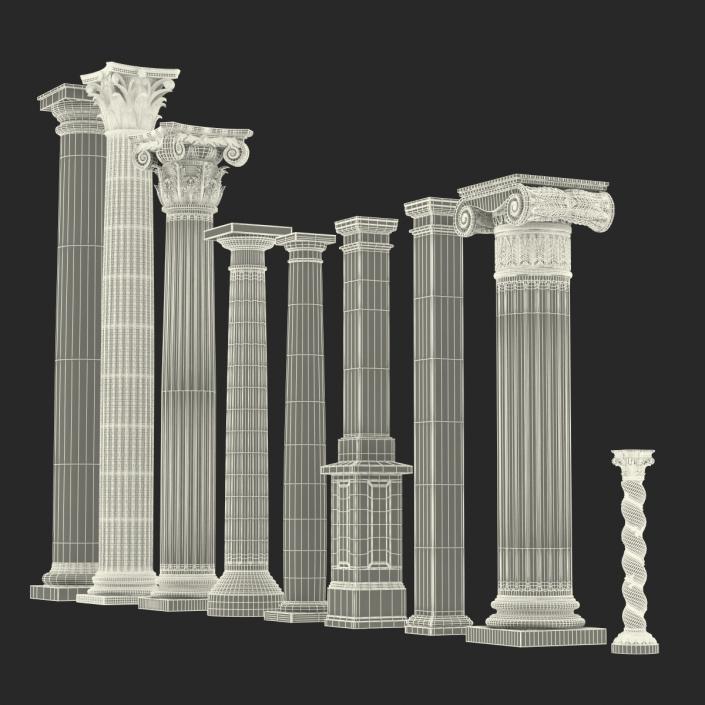 3D model Columns Collection 3