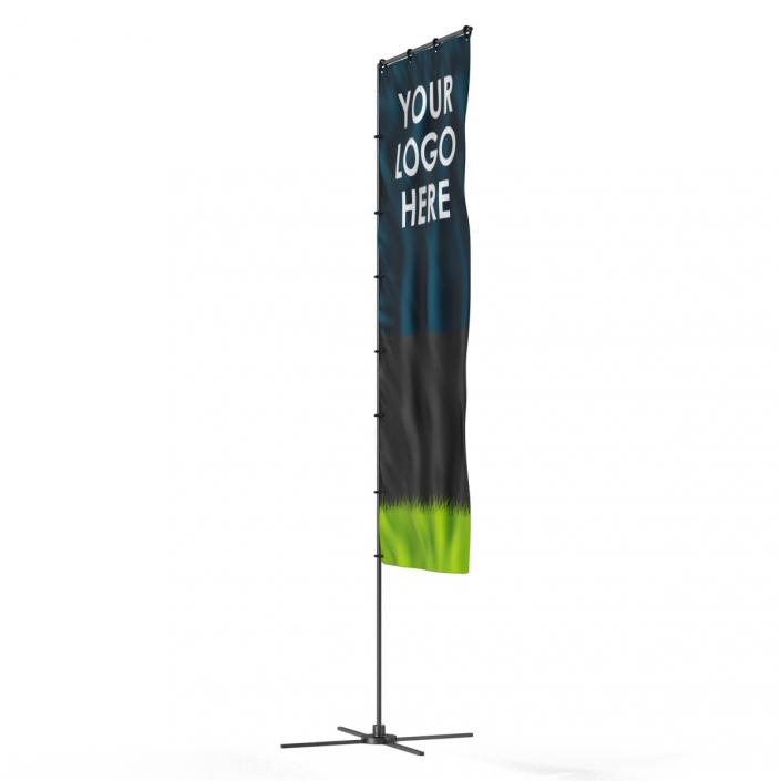 Banner Stand 5 Generic 3D