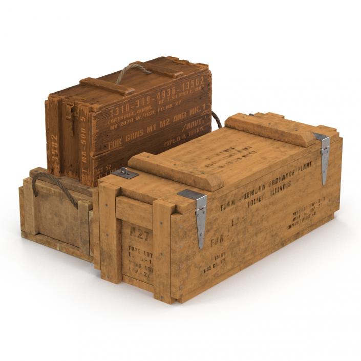 Ammo Crates Collection 3D