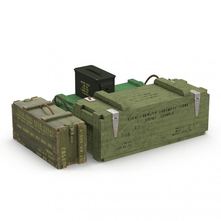 Ammo Crates Collection 2 3D model