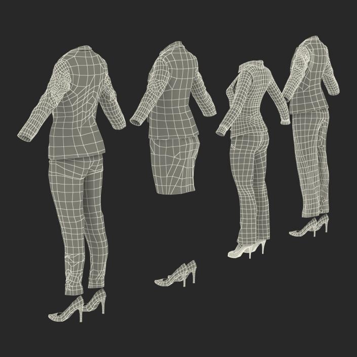 Women Suits 3D Models Collection 2 3D model