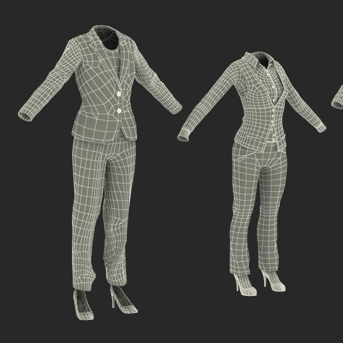 Women Suits 3D Models Collection 2 3D model