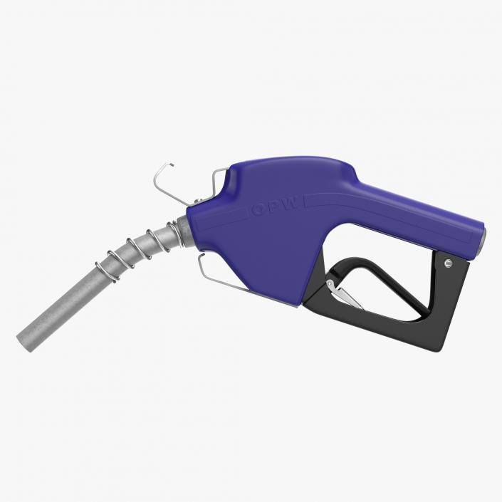 3D Fuel Nozzle Blue