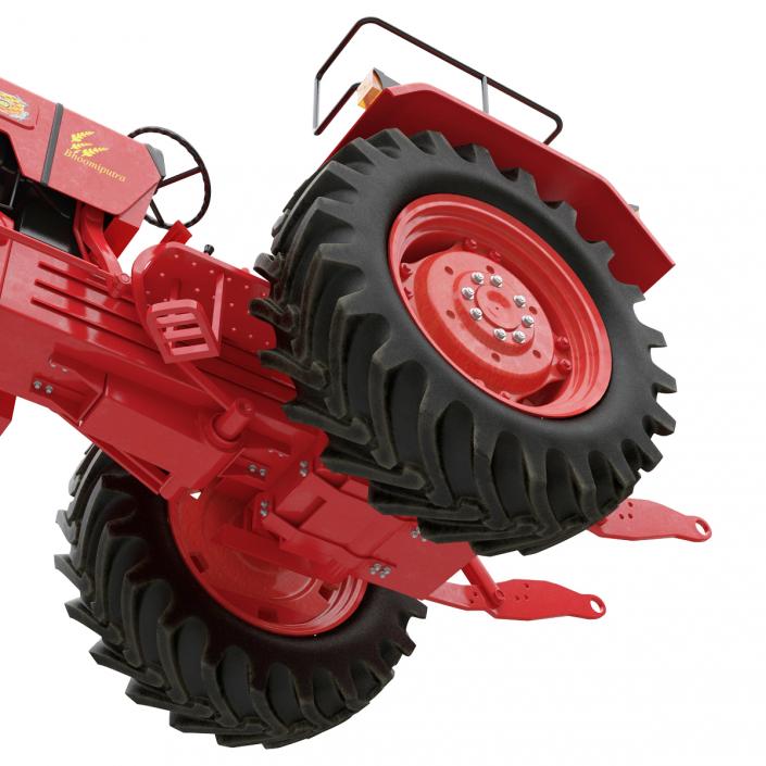 3D model Tractor Mahindra 395 DI Rigged