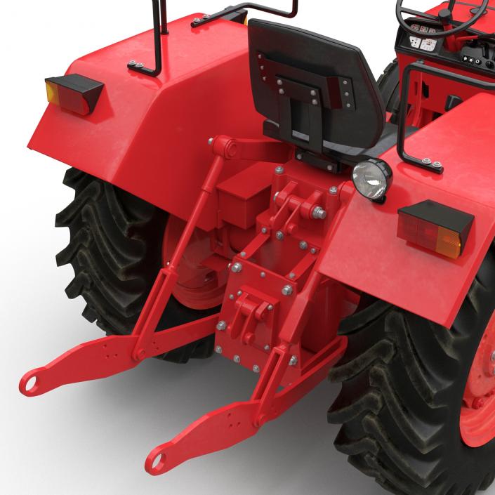 3D model Tractor Mahindra 395 DI Rigged