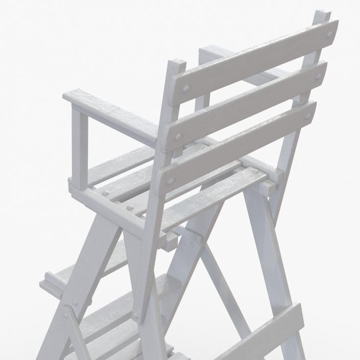 3D Classic Umpire Chair White