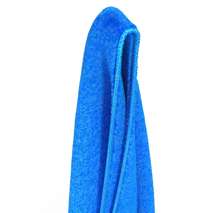 Hanging Bathroom Towel Blue 3D