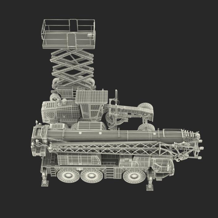 Industrial Vehicles Big Collection 3D model