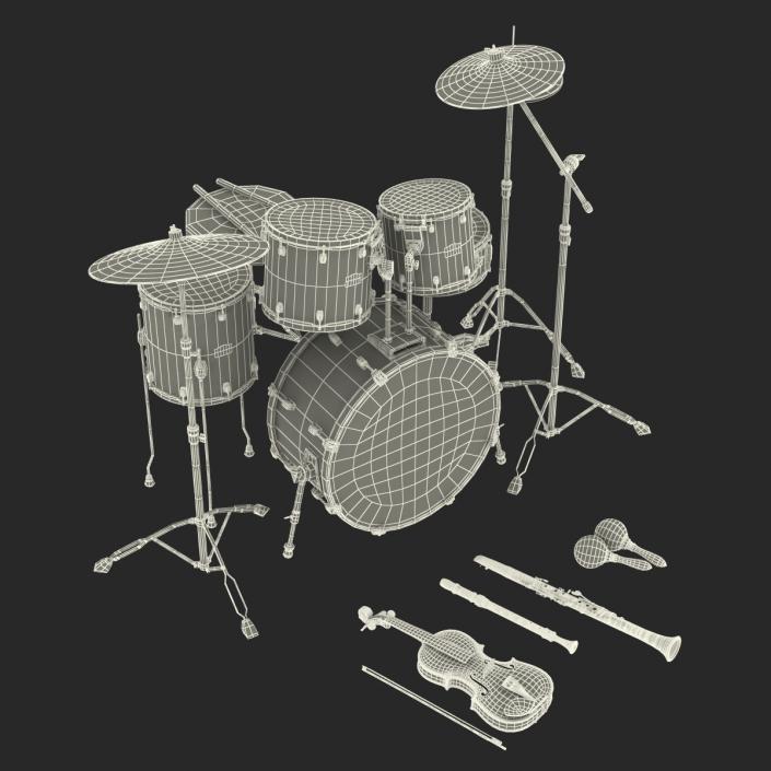3D model Musical Instruments Collection