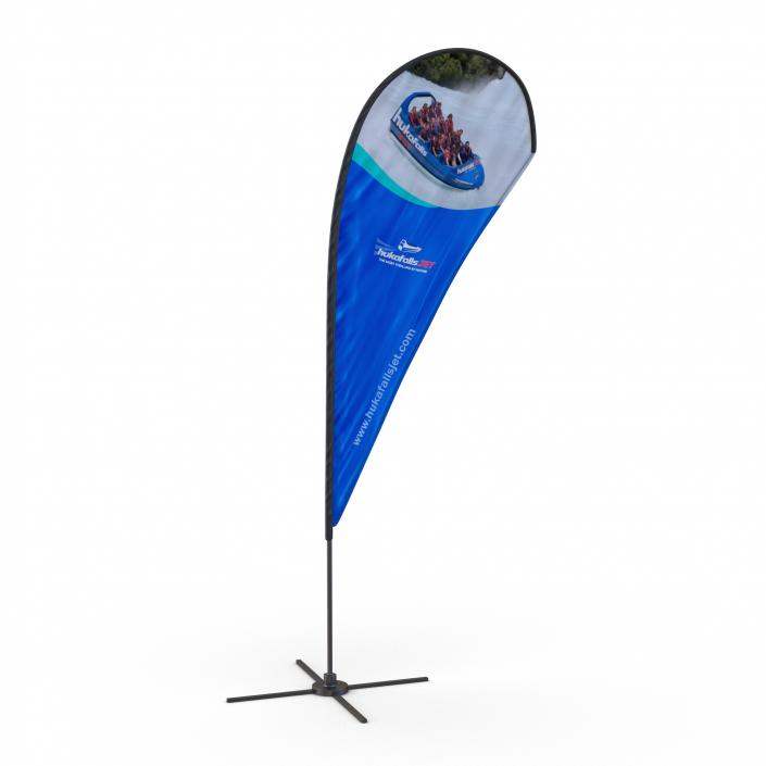 Banner Stand 3 3D model