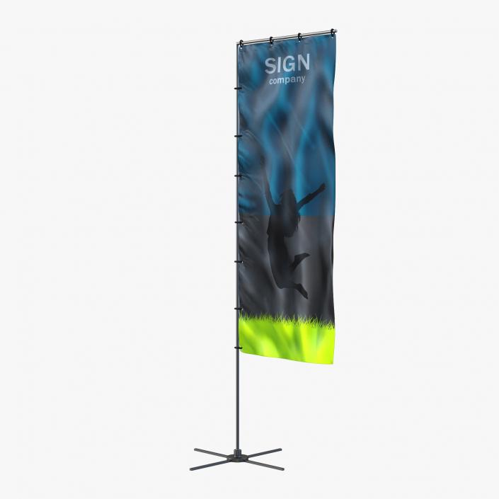 Banner Stand 5 3D model
