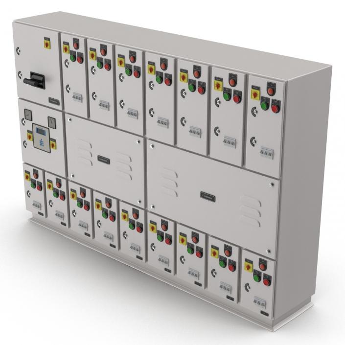 Industrial Electrical Panel 3D