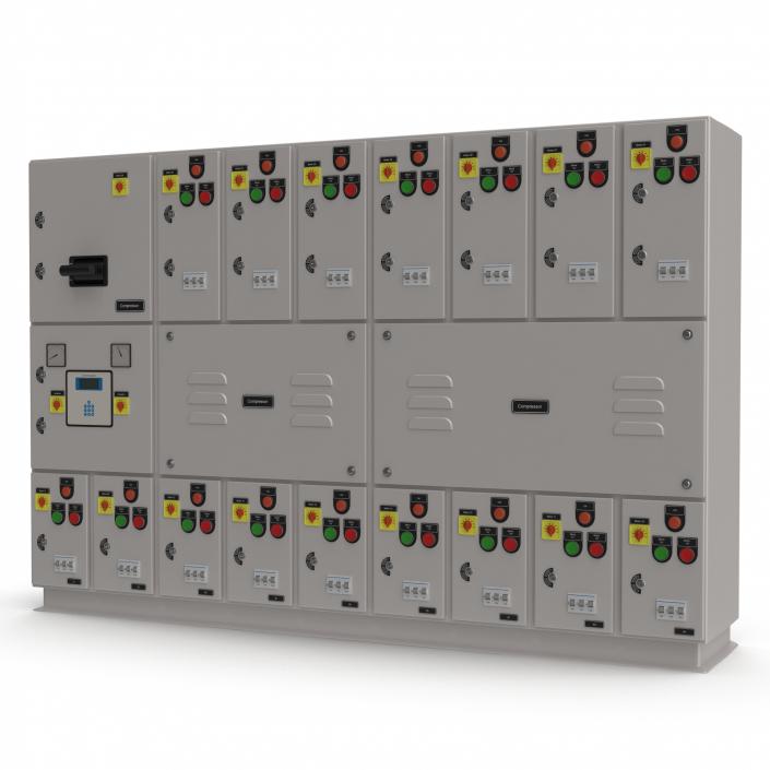 Industrial Electrical Panel 3D