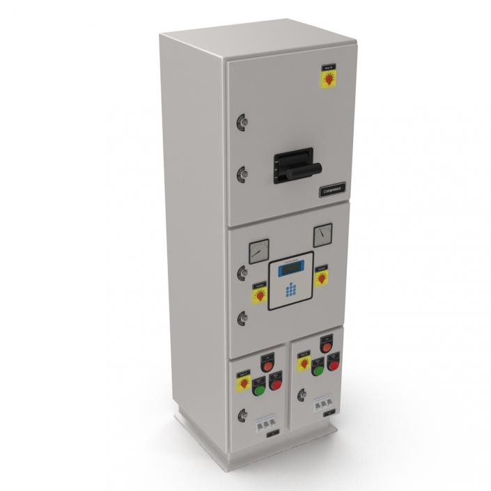 Industrial Electrical Panel 3 3D model