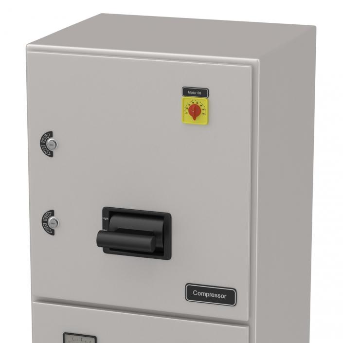 Industrial Electrical Panel 3 3D model