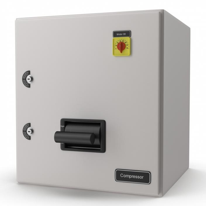 Industrial Electrical Panel 4 3D model