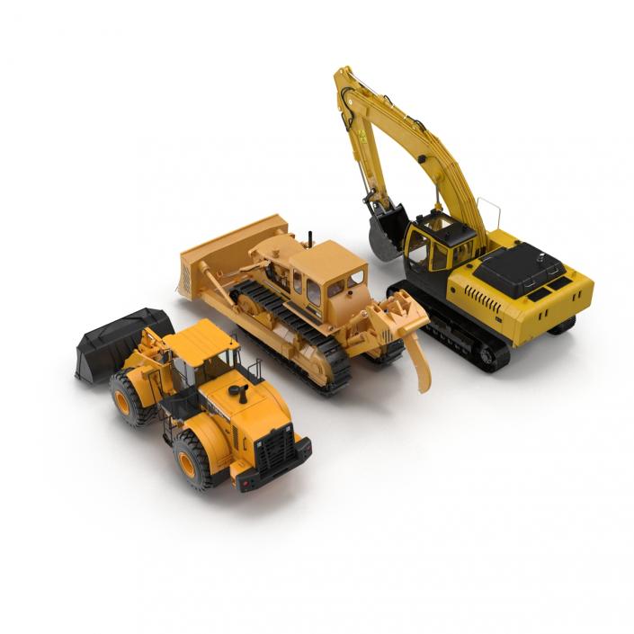 Construction Vehicles Collection 3D