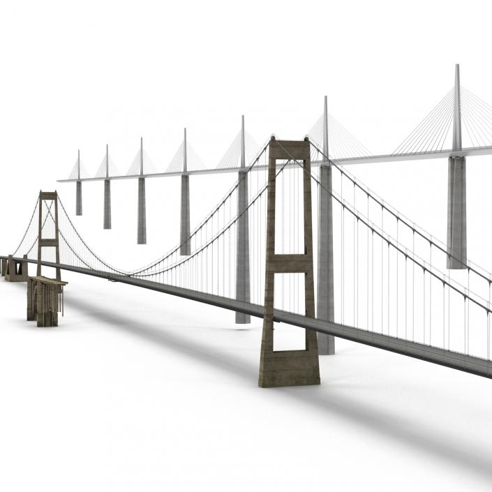 3D Bridges Collection model
