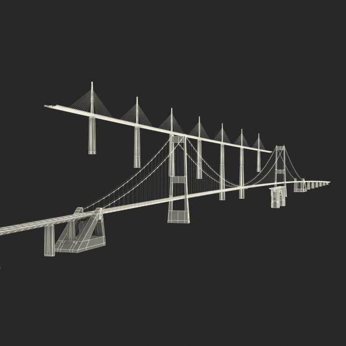 3D Bridges Collection model