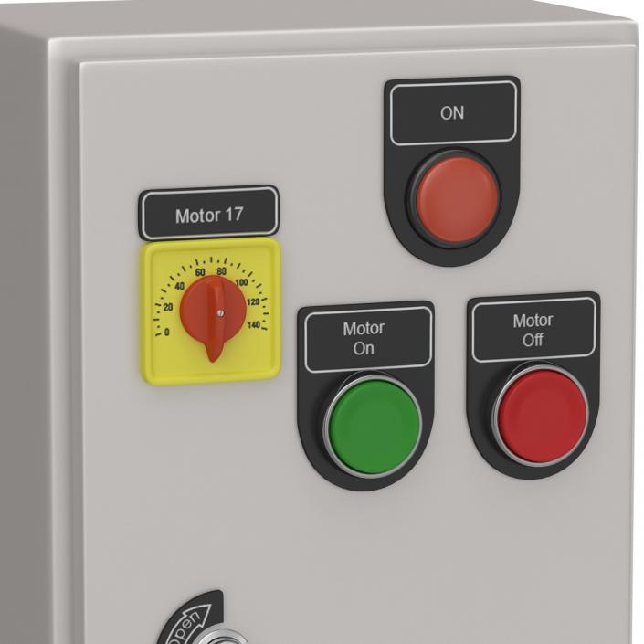 Industrial Electrical Panel 6 3D model
