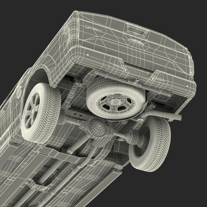 3D model Ford F-150 SuperCrew 2015