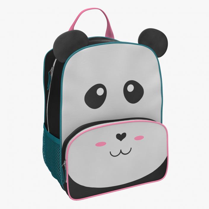 3D Kid Backpack Panda model