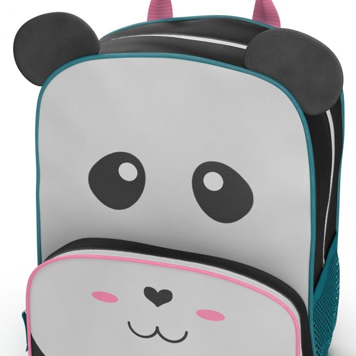 3D Kid Backpack Panda model