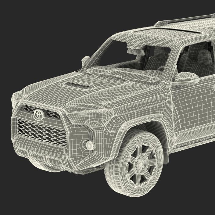 3D Toyota 4Runner and Hobby Caravan Prestige
