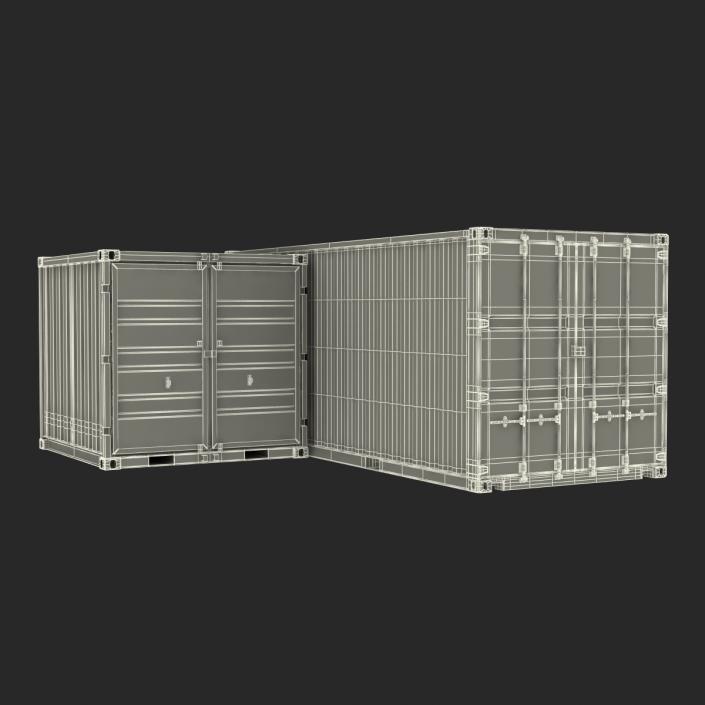 3D Containers Collection 3 model