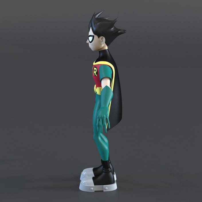 3D Robin Cartoon Character model