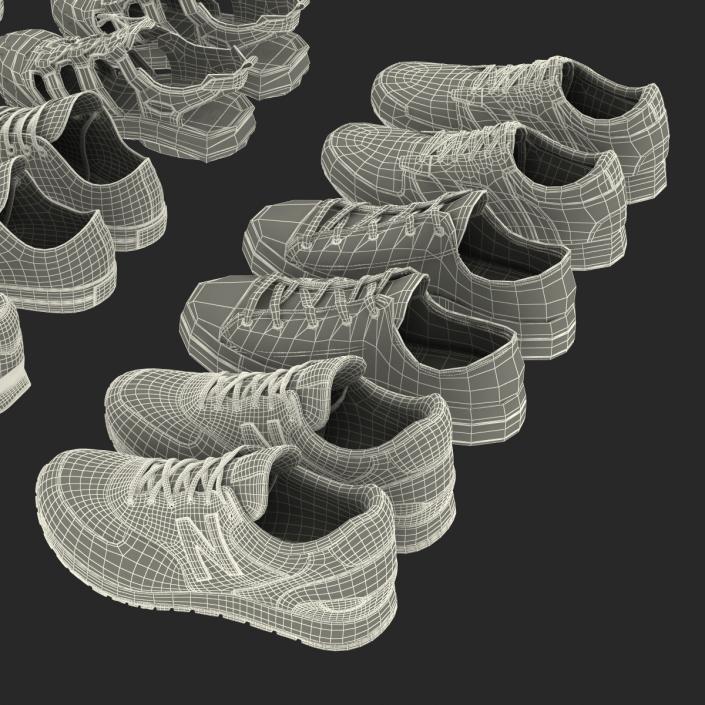 3D Sneakers 3D Models Collection 4