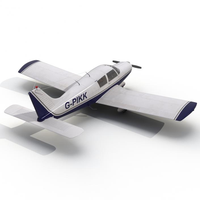 Light Aircraft Piper PA-28 Cherokee 2 3D