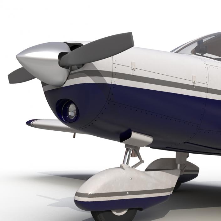 Light Aircraft Piper PA-28 Cherokee 2 3D