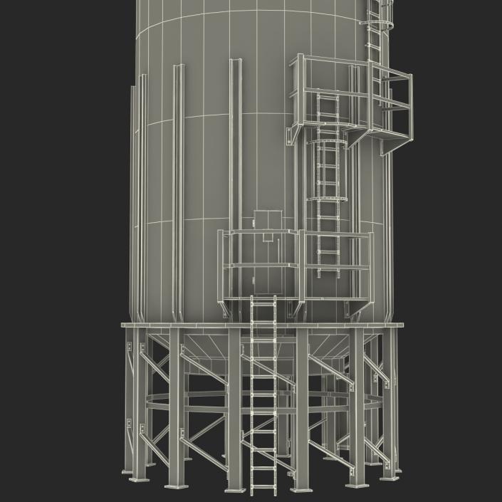 Industrial Tower Grain Dryers 3D model