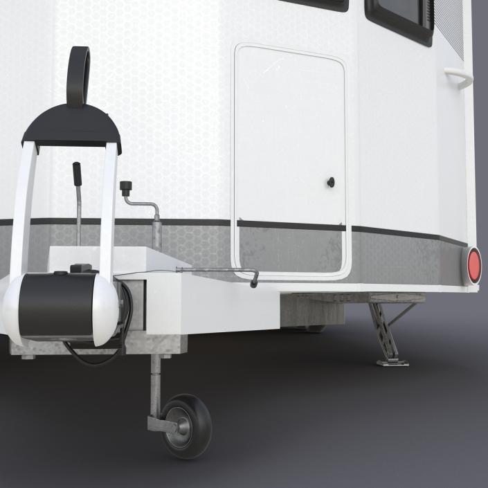 Hobby Caravan Landhaus Rigged 3D model