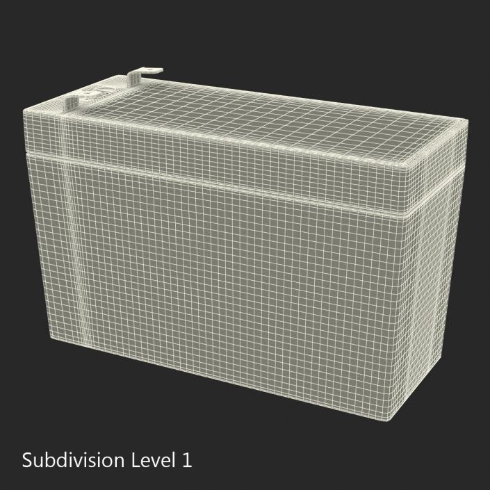 3D 12 Volt Battery Generic model