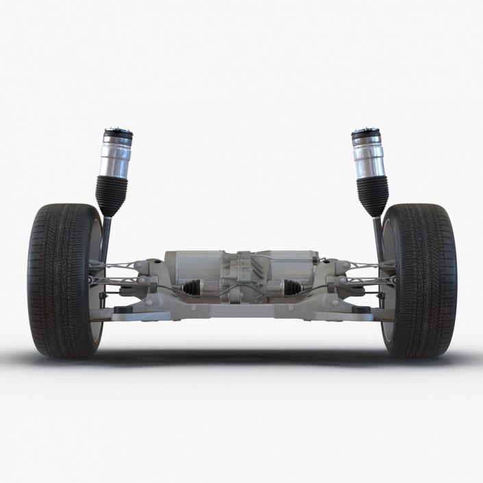 3D Tesla Model S Back Axle model