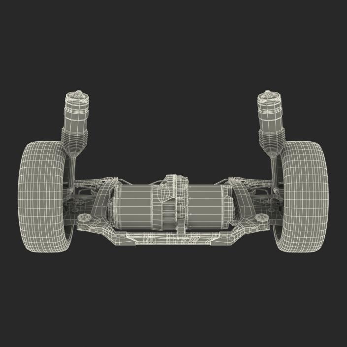 3D Tesla Model S Back Axle model