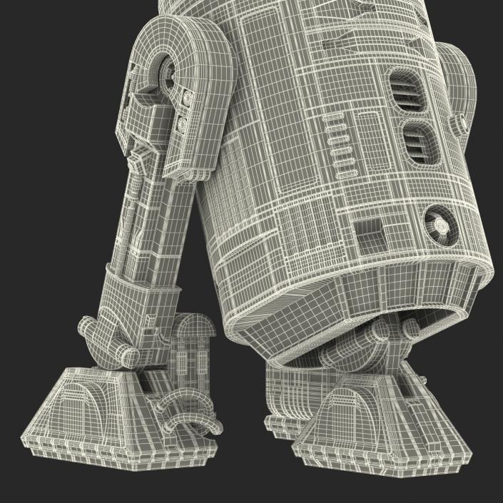 3D model Star Wars Character R2 D2