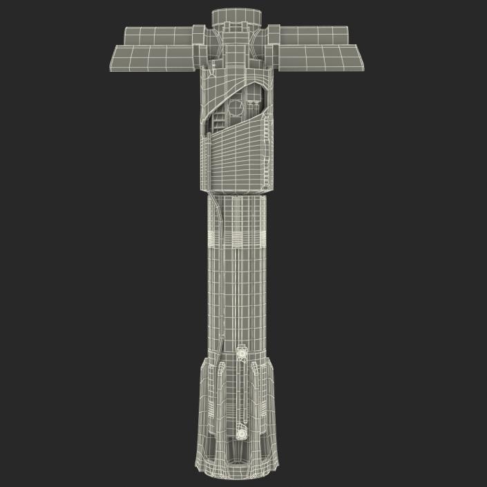3D Kylo Ren Lightsaber 3D Models Set model