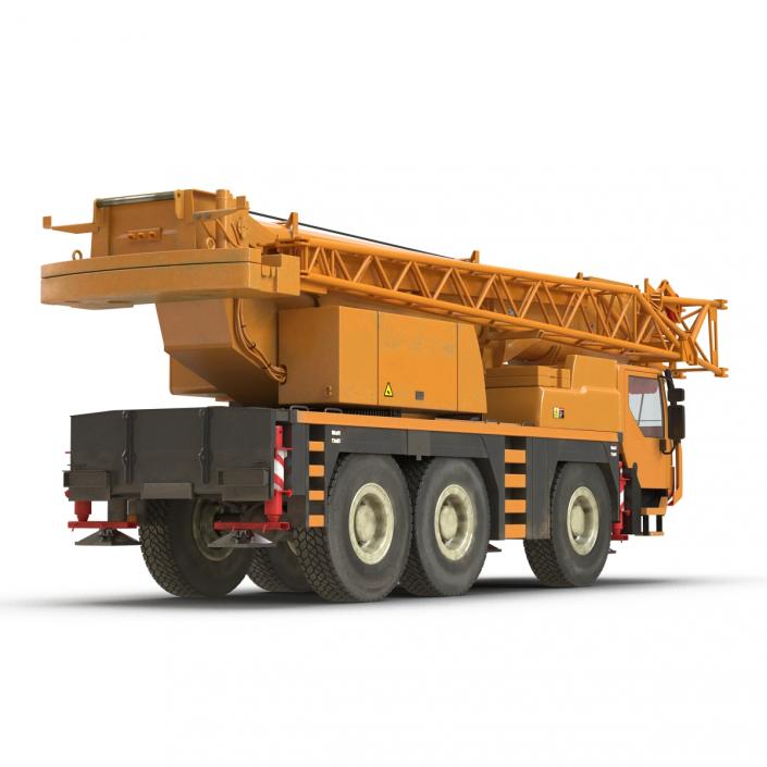 Compact Mobile Crane Rigged 2 3D model