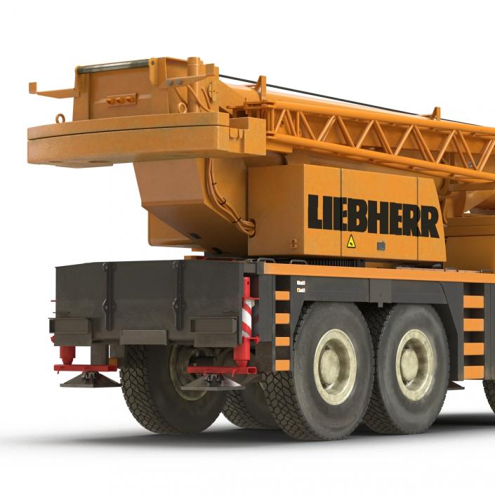 Compact Mobile Crane Liebherr 3D model