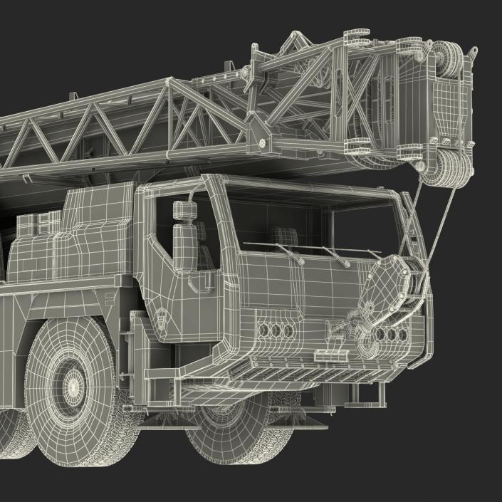 Compact Mobile Crane Liebherr 3D model