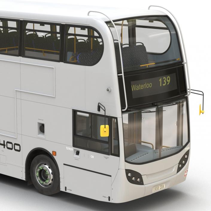 3D Alexander Dennis Bus Enviro400 Simple Interior
