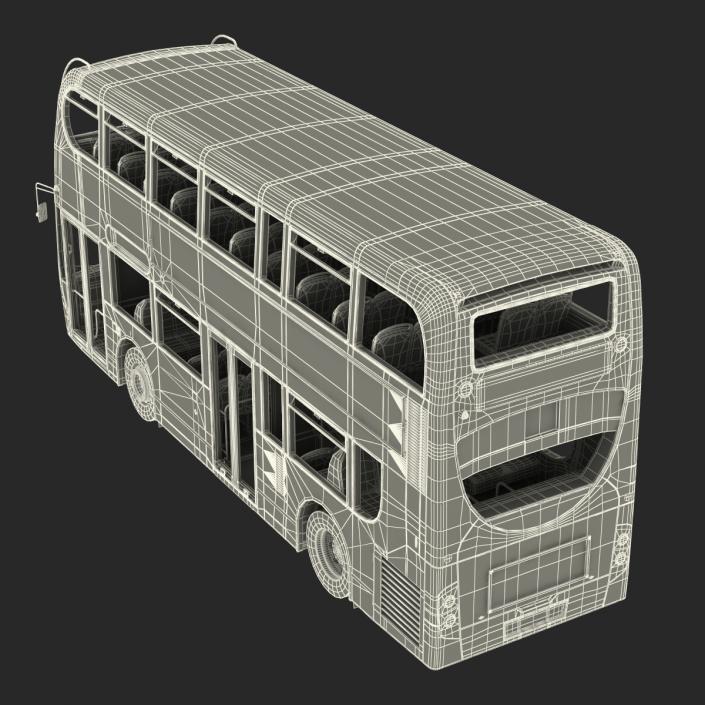 3D model Bus Enviro400 Rigged